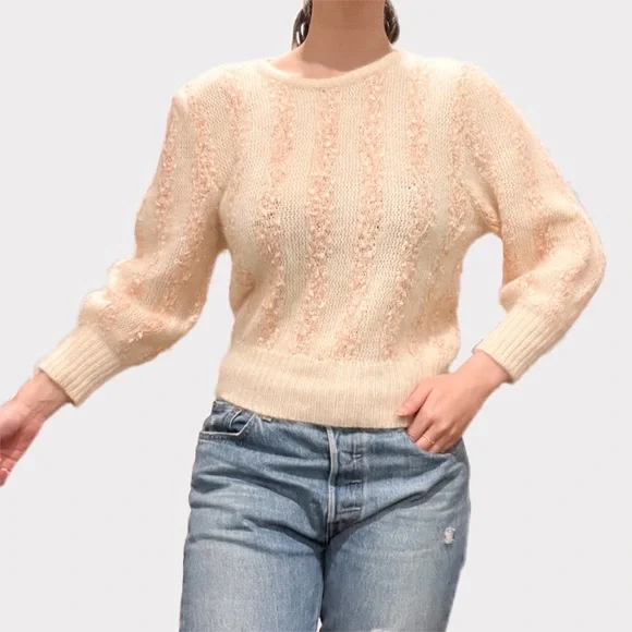 VINTAGE ROMANTIC ACADEMIA VIBES SWEATER - Picture 2 of 4